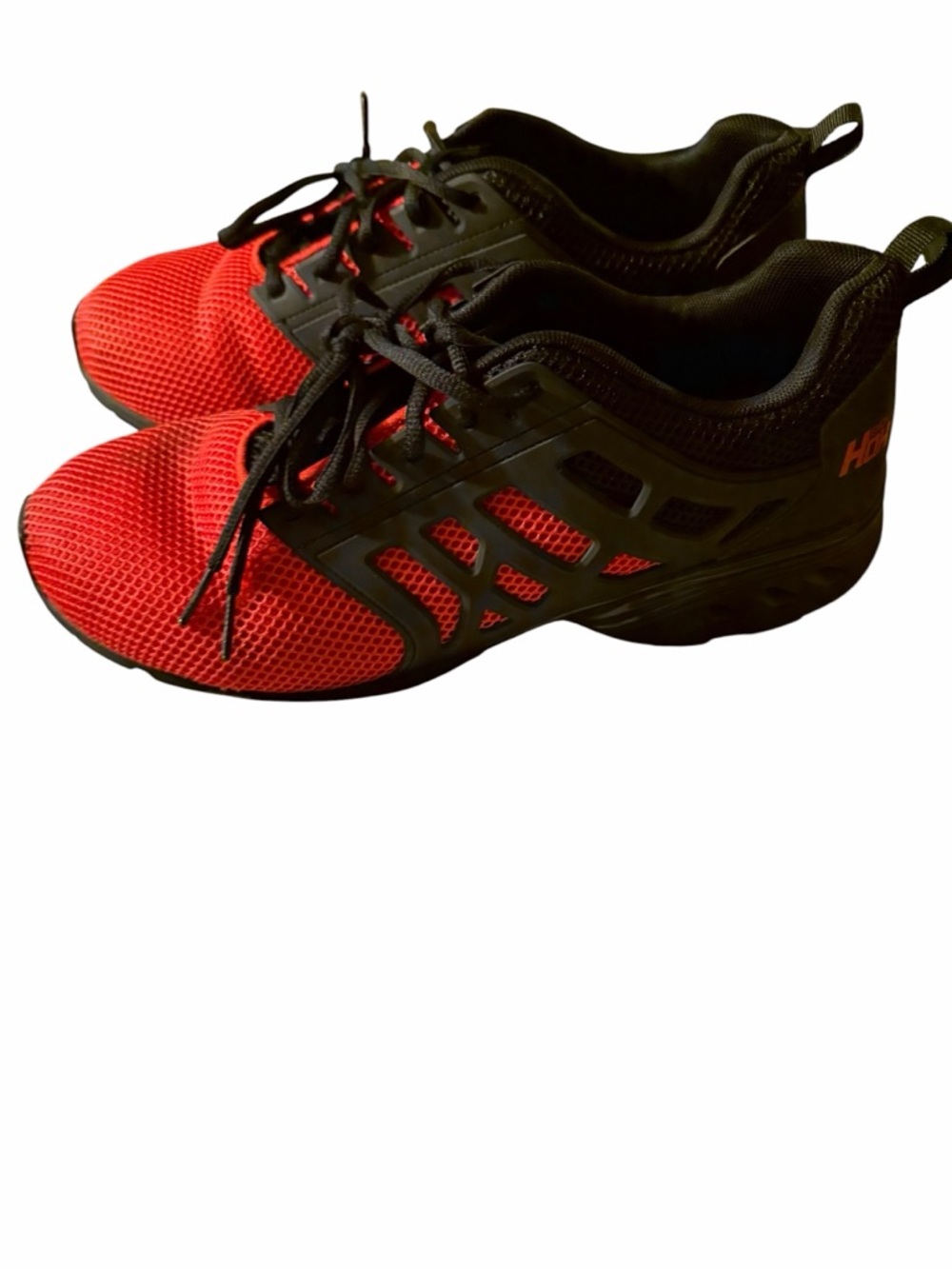 Men's Red and Black Athletic Sneakers - Lightweight Performance - Picture 4 of 12